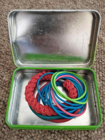 Photo of free Hair ties in metal box (Chesterton CB4) #1