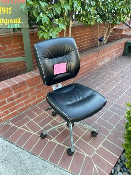 Photo of free Leather Office Chair (Professorville) #1