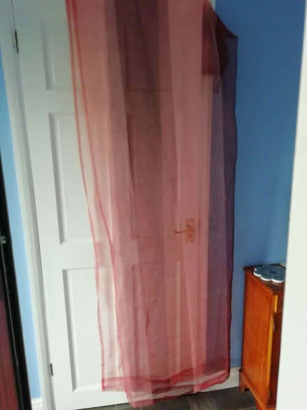 Photo of free Red mesh curtains (Prickwillow CB7) #1