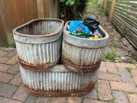 Photo of free Zinc plant containers (Topsham EX3) #1