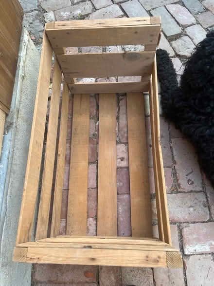 Photo of free rustic dog bed/crate (North Willow Glen , San Jose) #2