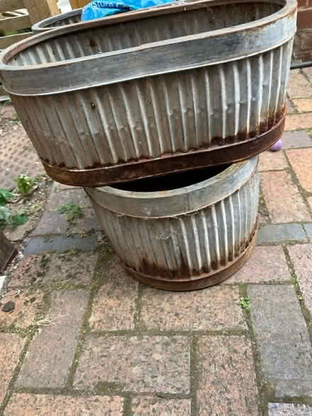 Photo of free Zinc plant containers (Topsham EX3) #2