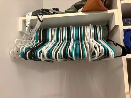 Photo of free 50 hangers + 20 pants hangers (logan circle) #1