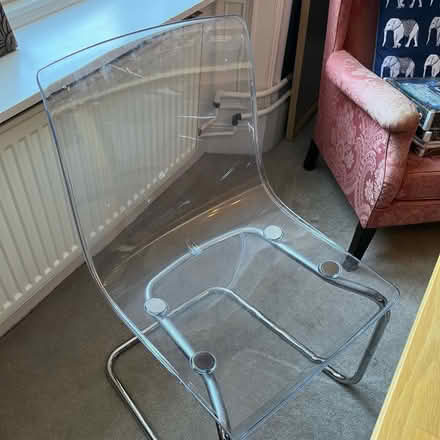 Photo of free Large wood dining table + 5 chairs (Liberton) #3
