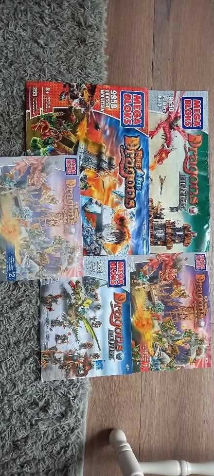 Photo of free Mega Bloks Dragons books and partial sets (Harrogate HG2) #1
