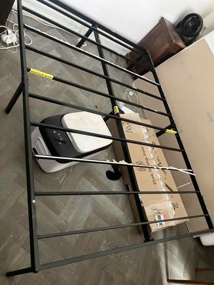 Photo of free King size metal bed frame (Perivale W13) #1