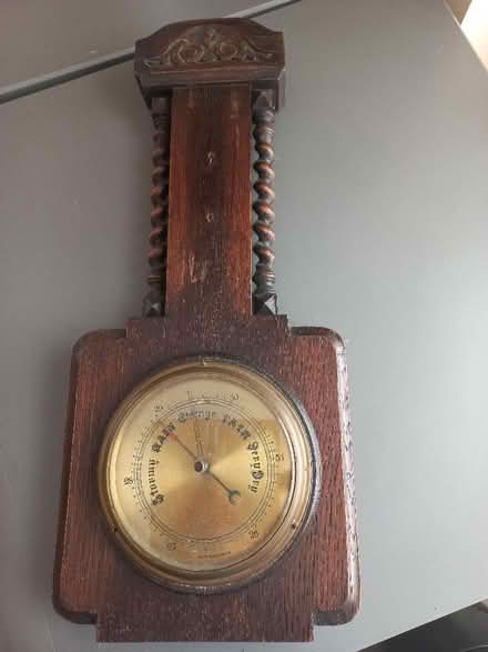 Photo of free Carved Oak Barometer (Lower Tadmarton OX15) #1