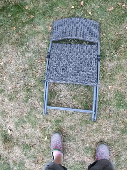 Photo of free Bistro table and 2 folding chairs (Tilekiln TN38) #3