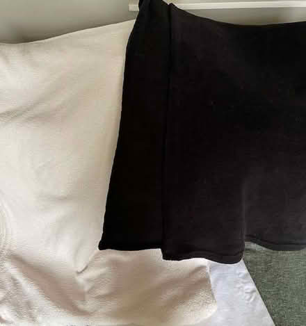 Photo of free Fleece blankets x 2: cream and black (Lyncombe) #1