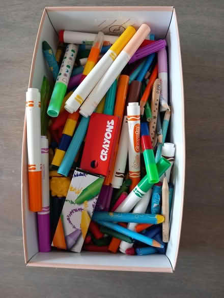 Photo of free box of colouring pencils (RG6 near Palmer Park) #1