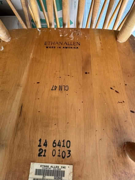 Photo of free Ethan Allen Wood Chairs (Westminster, CO 80031) #2