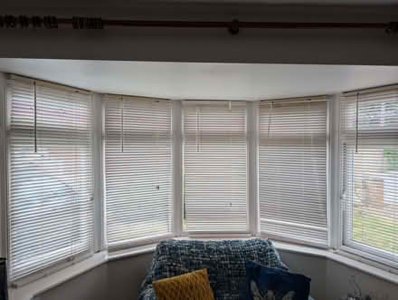 Photo of free Wooden window blinds (Hartford PE29) #3