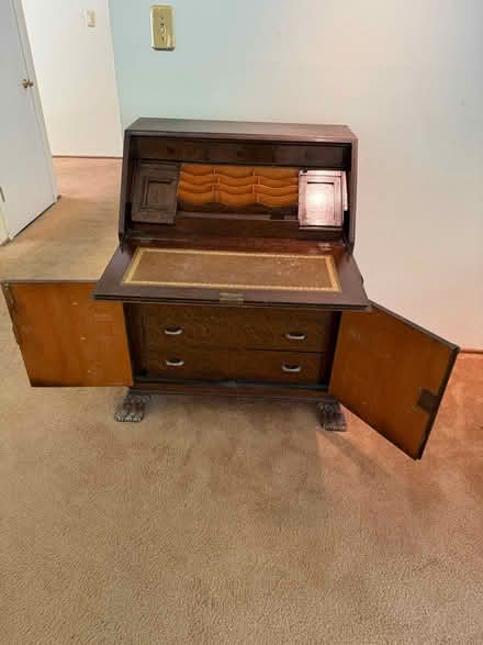 Photo of free Wooden chest/ table chairs/ desk (San Rafael , peacock gap) #4