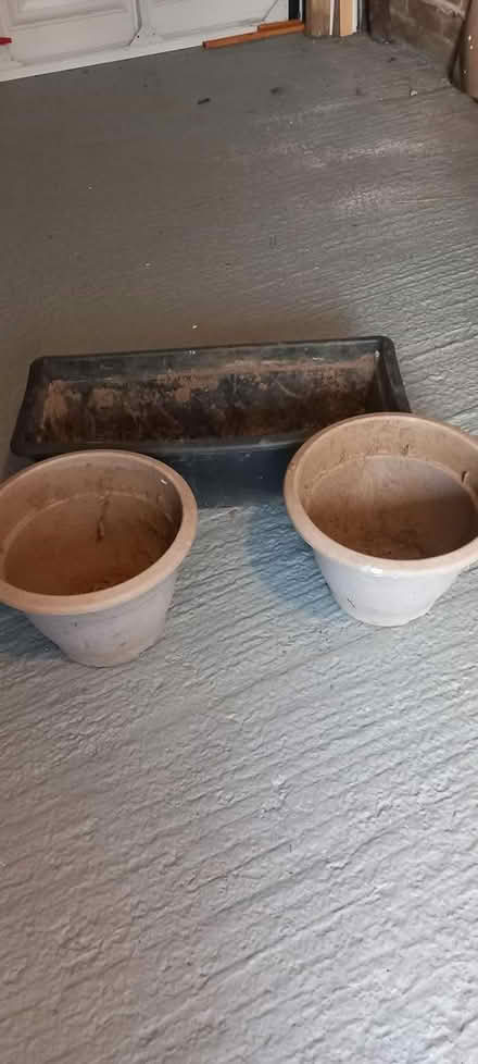Photo of free 3 garden pots (Bexhill) #1