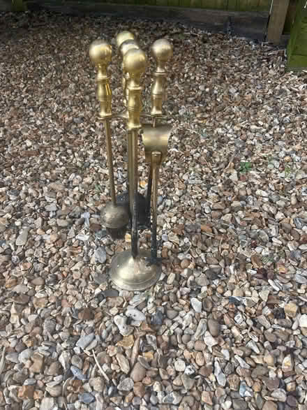 Photo of free Brass fireplace set (Blacklands TN34) #2