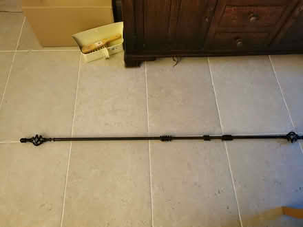 Photo of free Black curtain pole (Leighton Buzzard LU7) #1