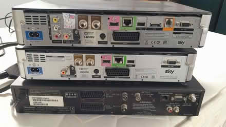 Photo of free Sky Dish And Boxes, 2 VHS Video Players (Haswell DH6) #3