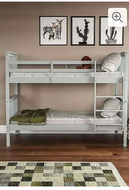 Photo of free Bnib grey wooden bunk beds (Old Swan L13) #1