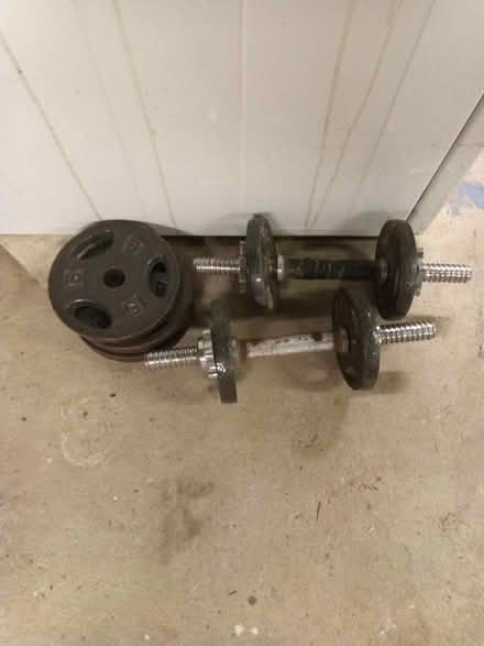 Photo of free 2 Dumb bells (Mt Rainier MD) #1