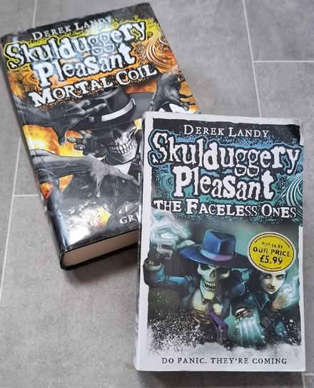 Photo of free Skullduggery Pleasant books x 2 (Boughton Monchelsea ME17) #1