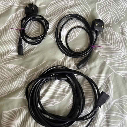 Photo of free Computer kettle power cables (Prenton CH42) #1