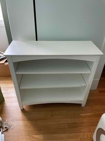 Photo of free Small White Bookcase (Chevy Chase DC) #1