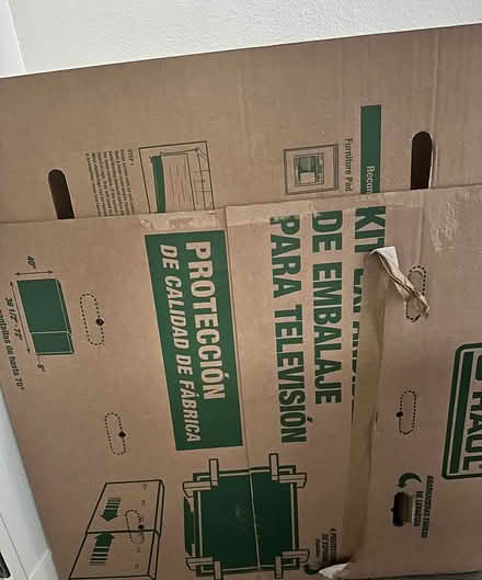 Photo of free Two Heavy Duty TV Moving Boxes (Vista) #3