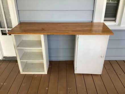 Photo of free “Desk” /Work table& cabinets (Brightwood, Washington D) #1