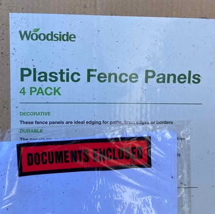 Photo of free Plastic Fence Panels (Decorative) (AB12) #1