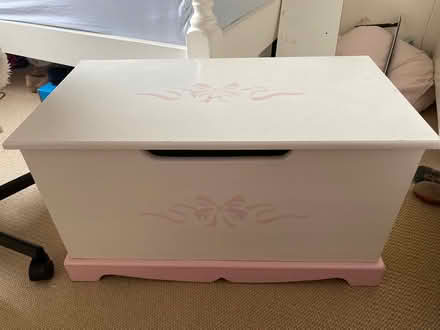 Photo of free Wooden Toy box pink (Dublin milltown) #1