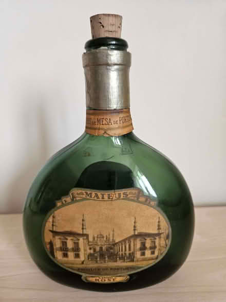 Photo of free Vintage Mateus Rose wine bottle (Radford Semele CV31) #1