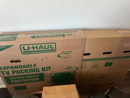Photo of free Two Heavy Duty TV Moving Boxes (Vista) #1