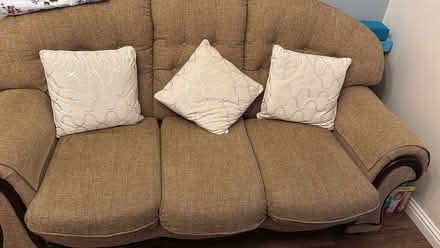 Photo of free 2 x 3 Sofas. These are solid & still in good condition (Giffnock G46) #1