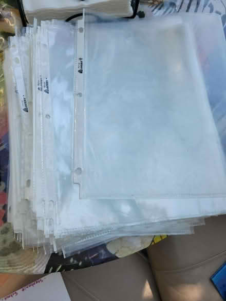 Photo of free Binder sleeves (Cupertino) #1