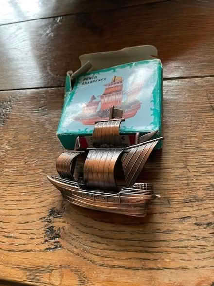 Photo of free Novelty pencil sharpener - ship shaped (Lyncombe) #1