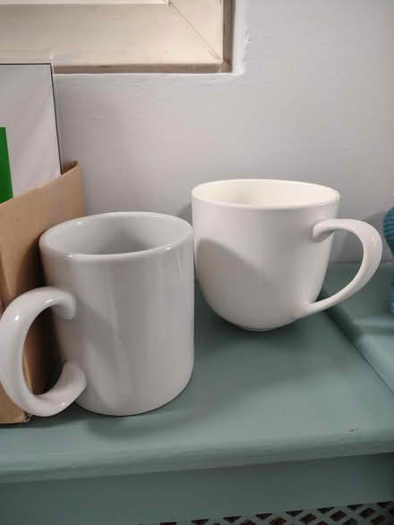 Photo of free 2 white mugs (Waterbeach) #1