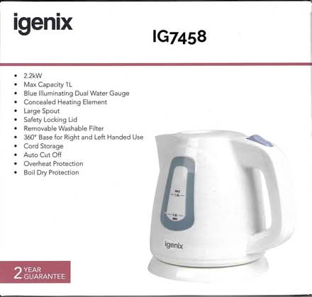 Photo of free Kettle Electric Igenix IG7458 (Addlestone KT15) #1