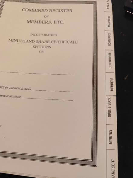 Photo of free Company Register (Beeston LS11) #3
