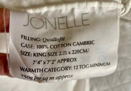 Photo of free King size duvet 12.5tog. (Cradoc LD3) #3