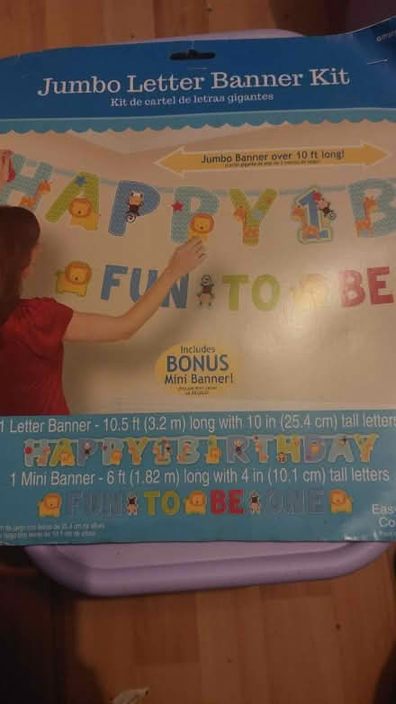 Photo of free First birthday decorations (West bromwich) #3