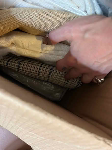 Photo of free Upholstery and tufting fabrics etc (Ct91rt) #3