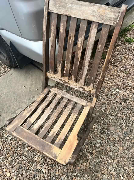 Photo of free Garden chairs wooden (Shelf HX3) #1