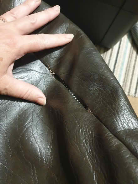 Photo of free Faux Leather Beanbag (polystyrene) (Parkstone, Poole, BH14) #3