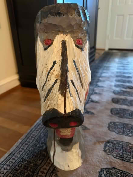 Photo of free Primitive Rustic Baboon Sculpture (Media/Swarthmore area) #2