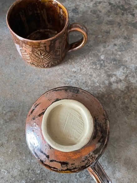 Photo of free Hand made mugs (Golden Green TN11) #3