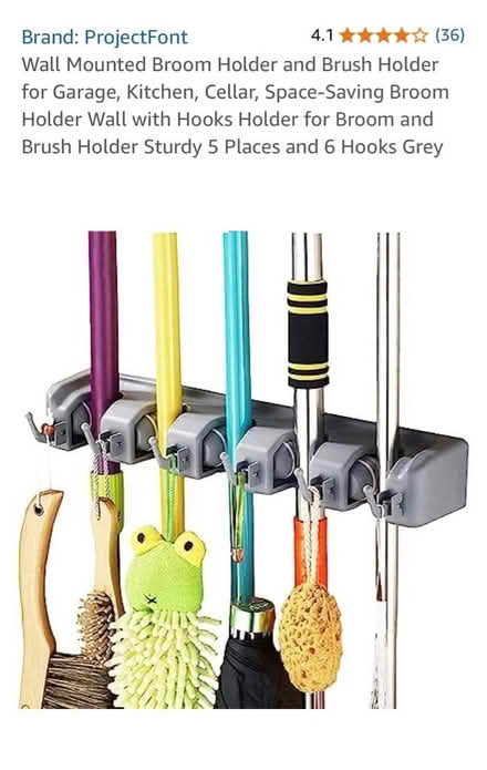 Photo of free Wall hung broom holder (The Gallops, Leopardstown) #2