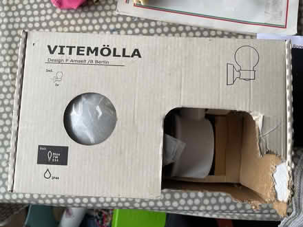 Photo of free IKEA vitemolla wall light (Bournville B30) #1