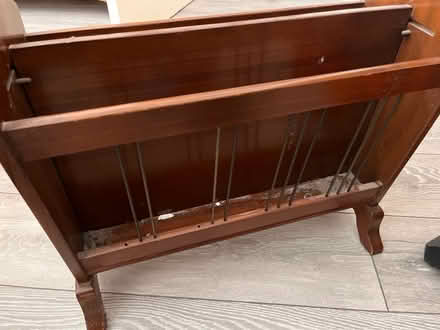 Photo of free Vintage Wooden Magazine Rack (Prestwich M25) #2