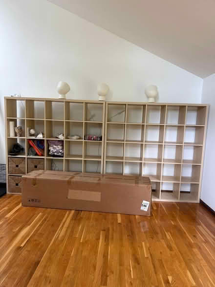 Photo of free Large Cube Shelves (Salem End Rd ~Pilgrim Day Camp) #1