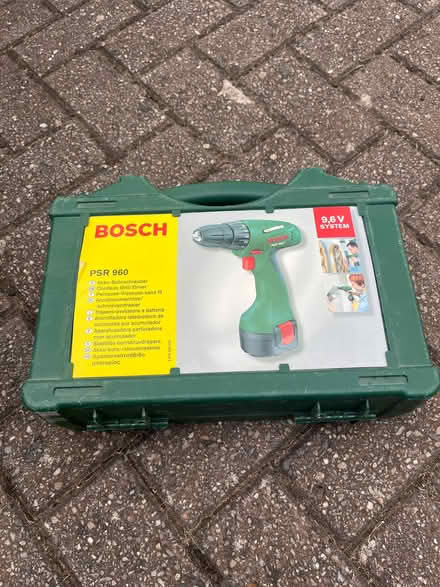 Photo of free Bosch 9V drill - needs a new battery (Frimley Green GU16) #1